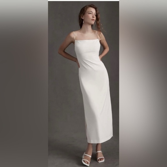 BHLDN Gavin Dress Ivory Size 12 NWT - Picture 1 of 5